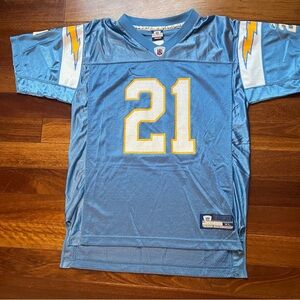 San Diego Chargers LaDanian Tomlinson Reebok On Field Jersey Powder Blue XL